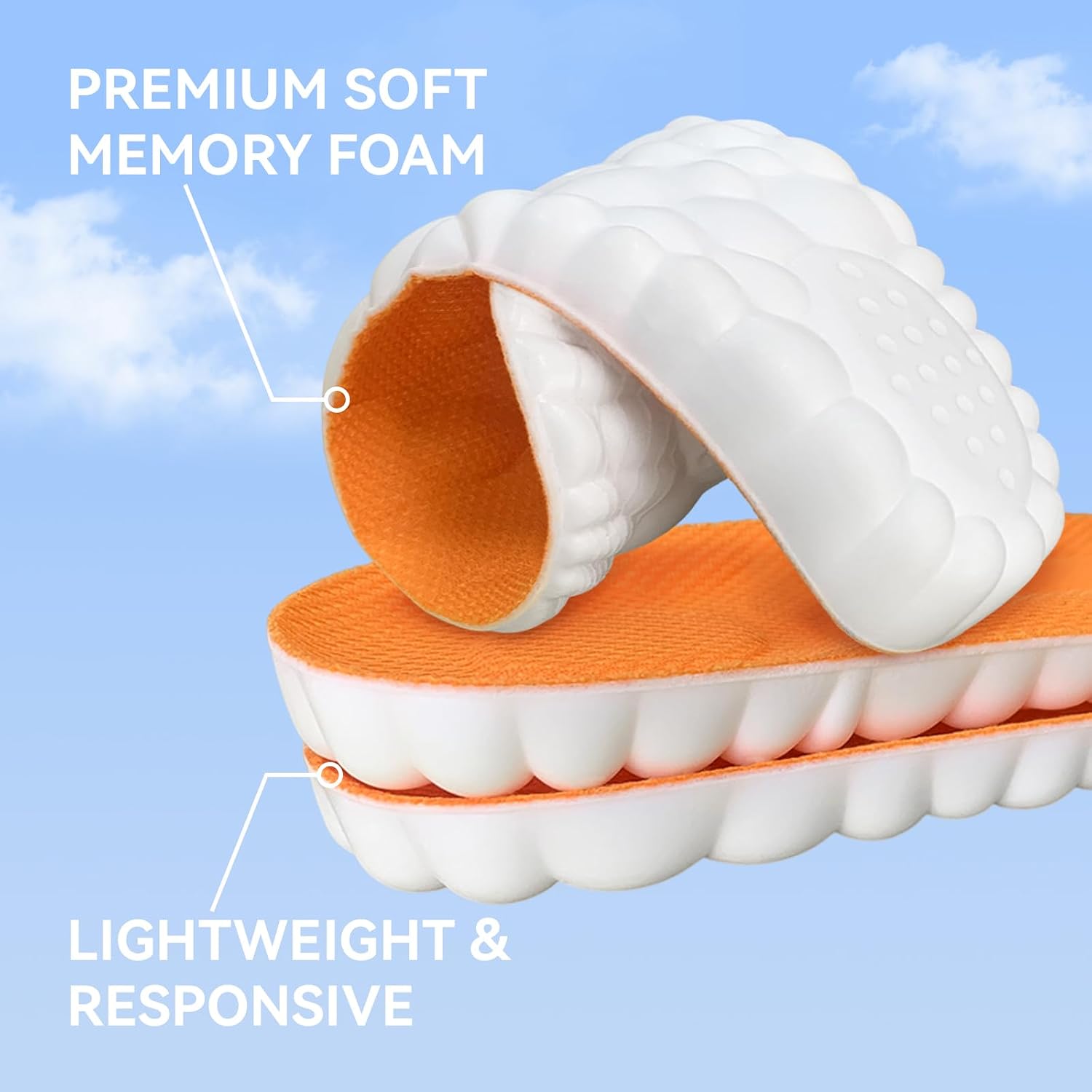 4D Memory Foam Insoles with Arch Support - Image 3