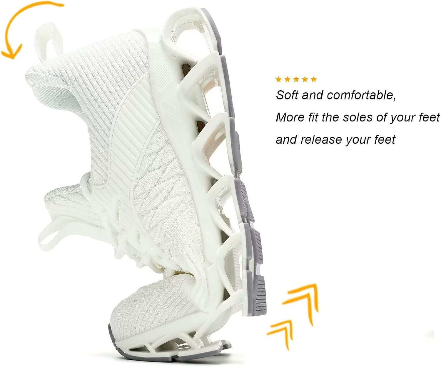 Slip-On Walking Running Shoes Tennis Sneakers - Image 5