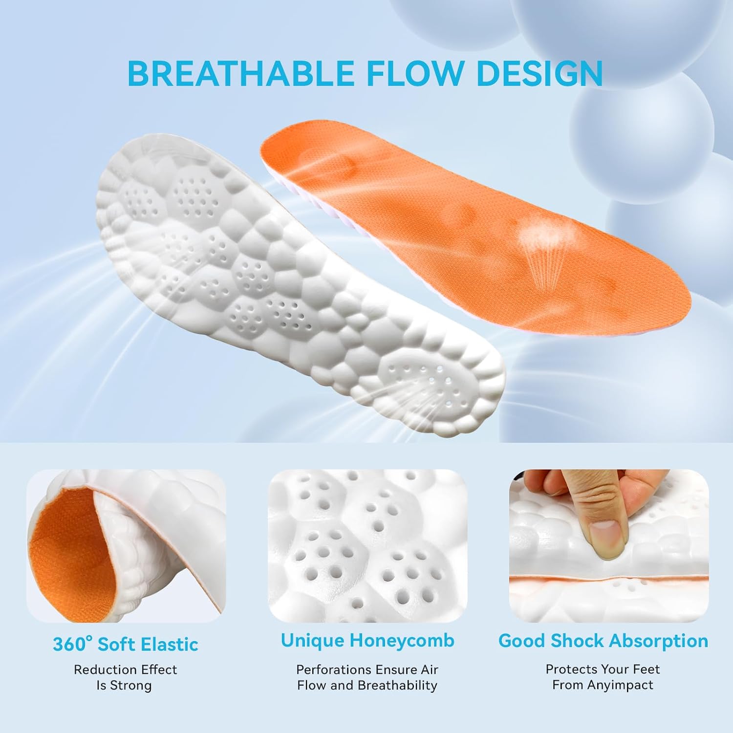 4D Memory Foam Insoles with Arch Support - Image 2