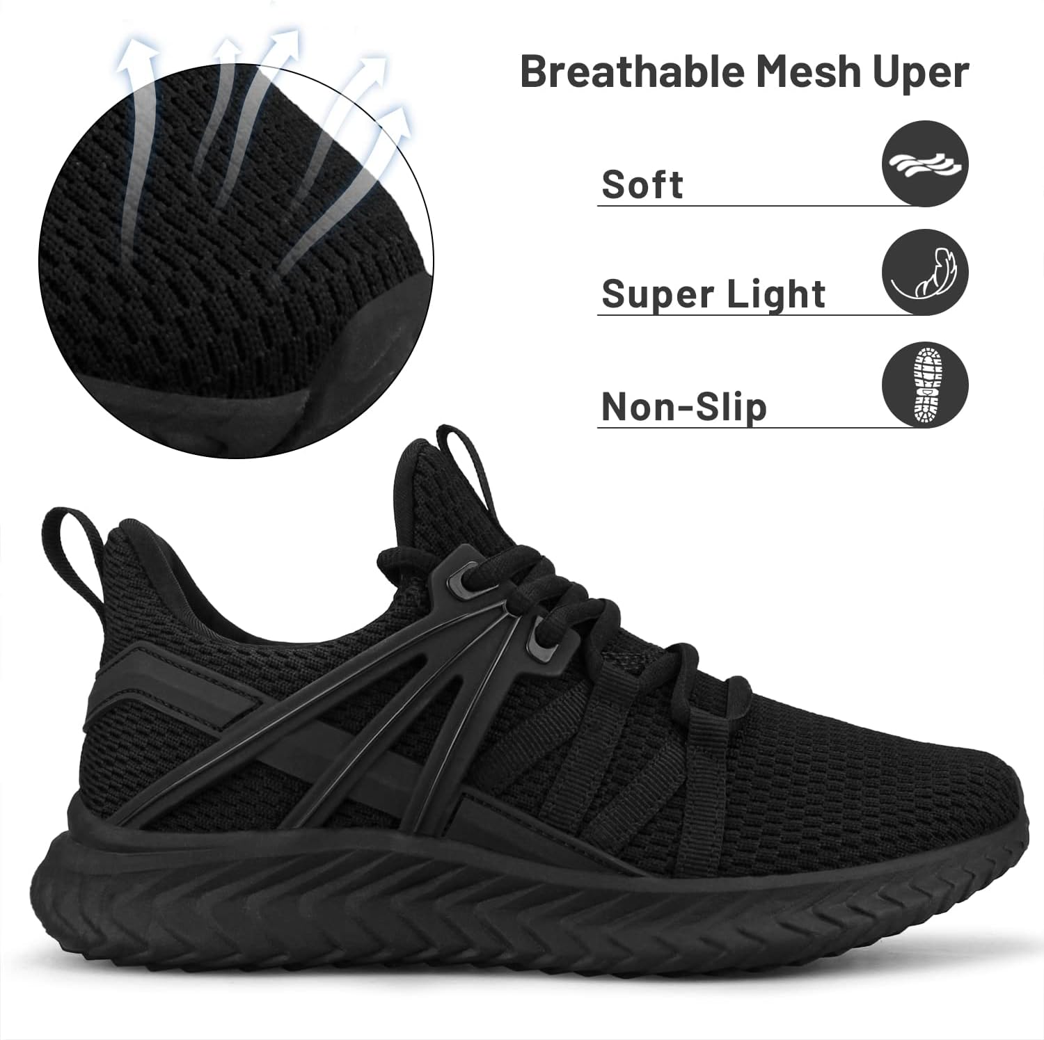 Women’s Mesh Slip-On Running Sneakers - Image 2