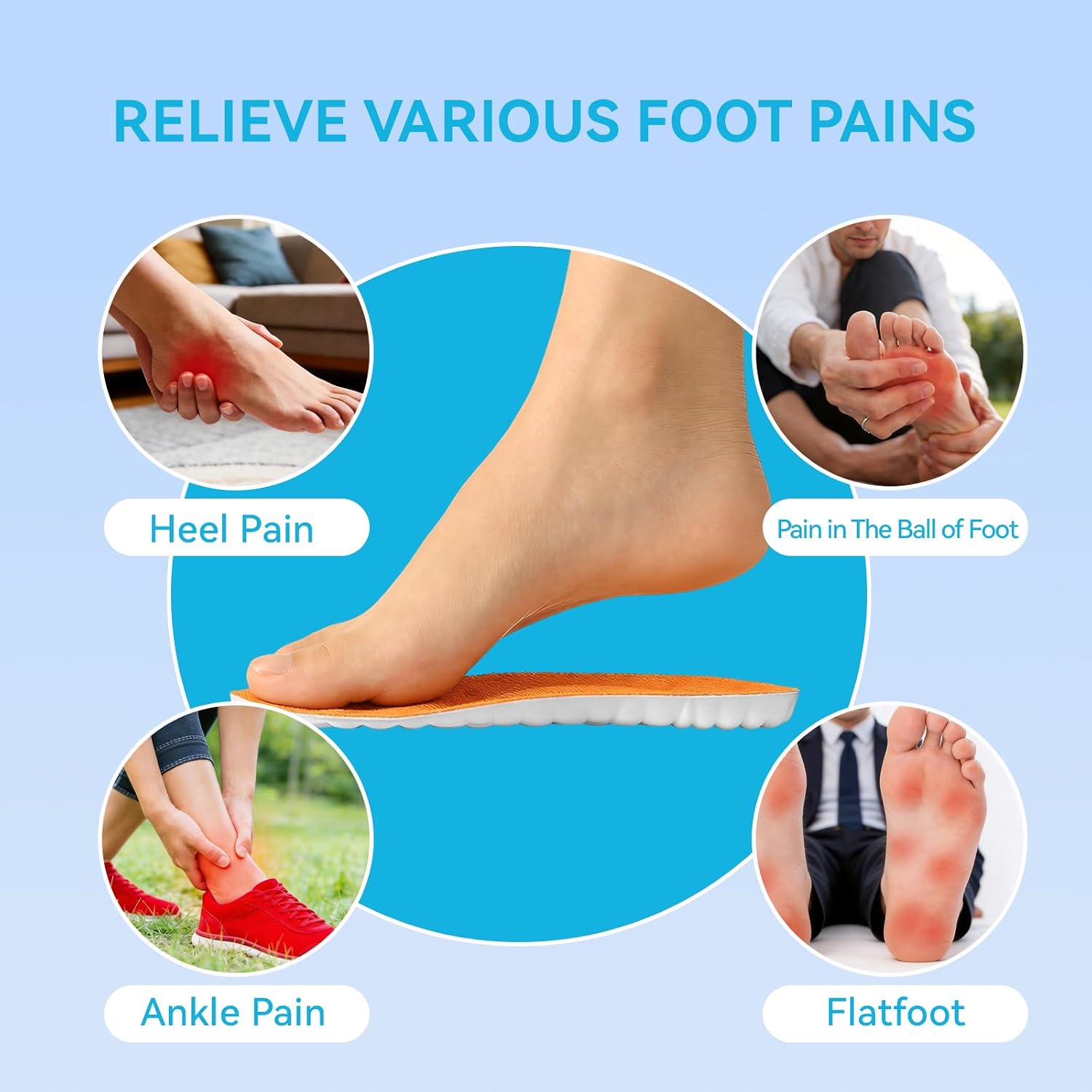 4D Memory Foam Insoles with Arch Support - Image 6