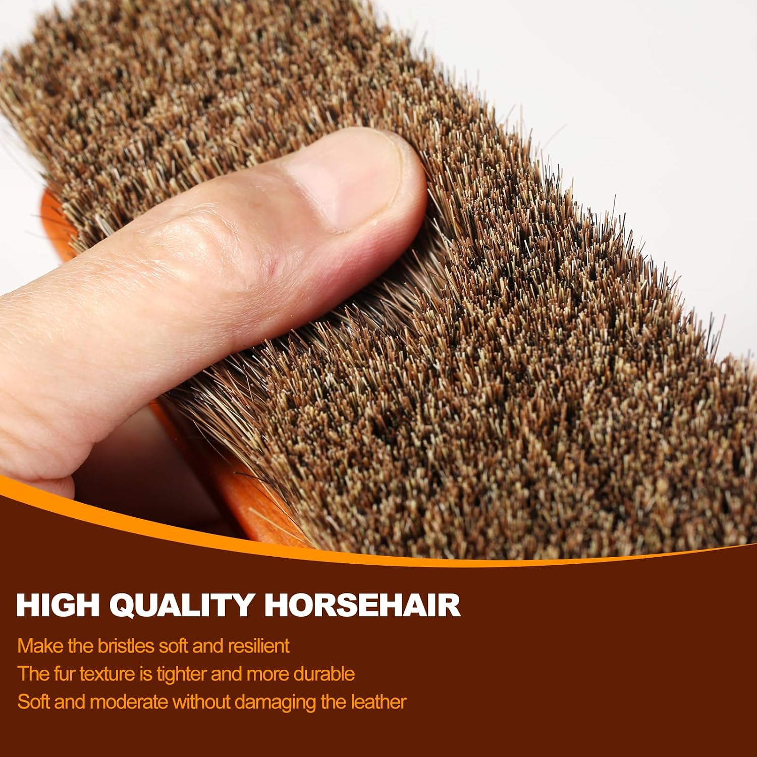 Horsehair Shoe Shine Brush Set - Image 4